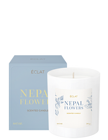 ÉCLAT NEPAL FLOWERS kvapo parfumuota sojų vaško žvakė 280g.